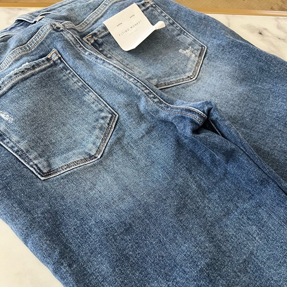 Flying Monkey / Express High Waisted Stretch Boyfriend Jeans. Size: 27 Brand New - Picture 11 of 15